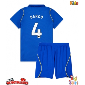 Chelsea Valentin Barco #4 Replica Home Stadium Kit for Kids 2026-27 Short Sleeve (+ pants)